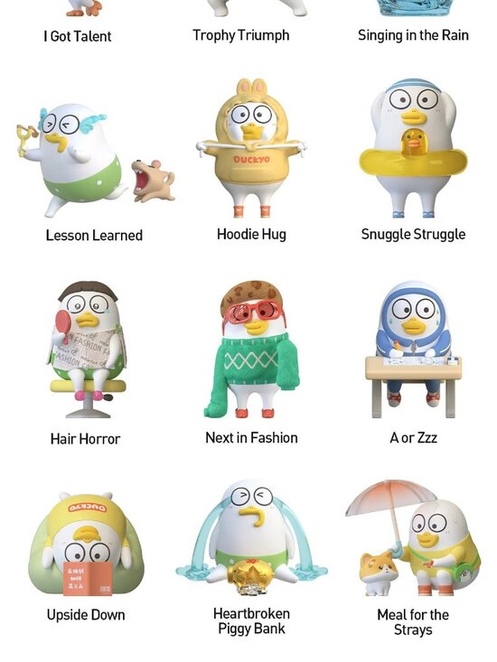 Pop Mart Duckyo Never Grows Up Series Figures Blind Box - Picture 7 of 7